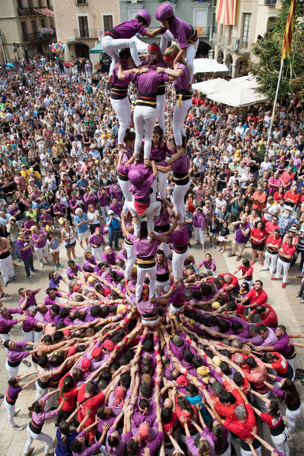 Human tower, Catalonia, Spain, tradition